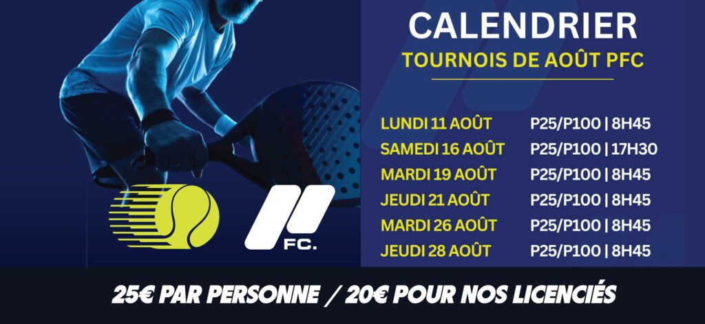 tournois padel aout