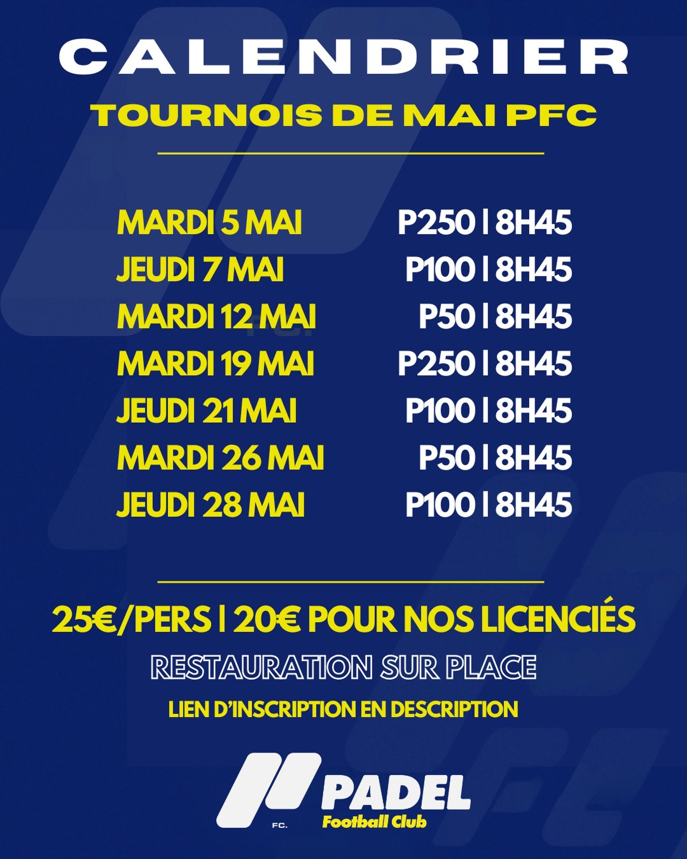 tournoi padel beauchamp