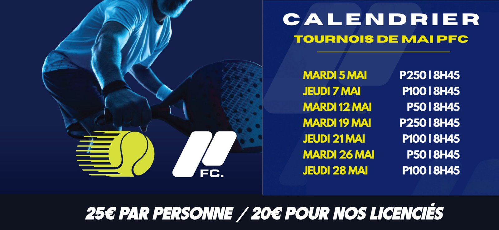 tournois padel mai beauchamp 2026